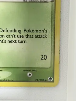 Pokemon Wooper Delta Species Dragon Frontiers 71/101 Common 40 HP 20 ATK Card - Image 5