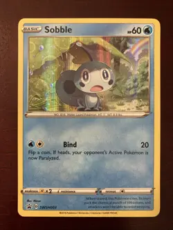 Sobble SWSH003 SWSH: Sword & Shield Black Star Promo Holo Pokemon TCG Card 2019 - Image 1