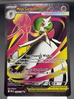 Mega Gardevoir ex 159/132 - Full Art Holo - Mega Evolution Pokemon Card MINT - Image 1