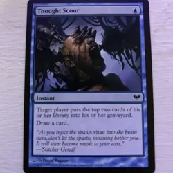 MTG 1x Thought Scour x1 LP Dark Ascension - Image 1