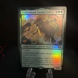 Leatherhead, Swamp Stalker - Foil - Extended Art R MTG Teenage Mutant Ninja T - Image 1