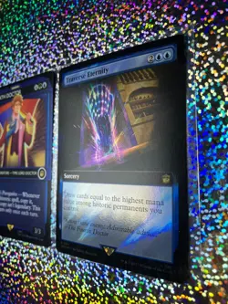MTG: Surge Foil 0961 Traverse Eternity; Regular Foil 0557 The Sixth Doctor - Image 4
