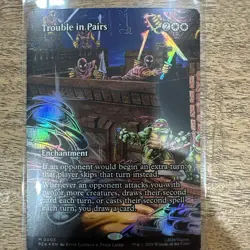 1x Trouble in Pairs, TMNT, Borderless Art PZA 0003, Magic MTG NM - Image 1