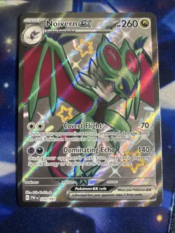 Pokemon TCG - Noivern ex - Paldean Fates 220/091 Ultra Rare Shiny Full Art Holo - Image 1