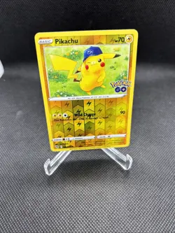 Pokemon Pikachu GO Trading Card Wild Charge #28 Holofoil 028/078 Reverse Holo - Image 5