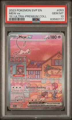 2023 POKEMON 151 ULTRA PREMIUM COLLECTION MEW EX 053 PROMO PSA 10 GEM MINT - Image 1