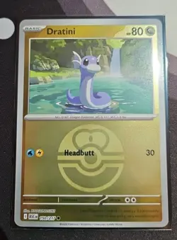 Dratini 150/217 - Love Ball Reverse Holo - Pokemon TCG: Ascended Heroes NM - Image 1