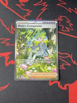 Pokemon TCG Wally's Compassion 186/132 Special Illustration Rare MINT - Image 1