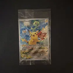 Pokemon Pikachu SVP 027 Scarlet & Violet Paldea Evolved ETB Promo Sealed - Image 1