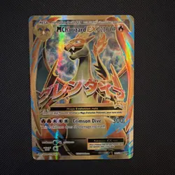 Pokemon TCG Mega M Charizard EX Evolutions 101/108 Holo Full Art Ultra Rare NM - Image 1