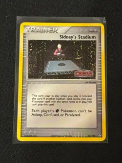 Pokemon TCG Sidney's Stadium 82/108 Holo Uncommon Stamped Power Keepers LP - Image 1