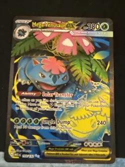 Pokemon TCG Mega Evolutions Mega Venusaur EX 155/132 Ultra Rare NM - Image 1