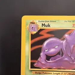 Pokemon Vintage Non-Holo Rare Muk 28/62 Fossil WotC 1999 - Image 2