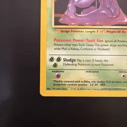Pokemon Vintage Non-Holo Rare Muk 28/62 Fossil WotC 1999 - Image 5