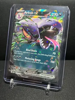 Arbok ex 024/165 Double Rare Holo Pokemon 2023 Scarlet Violet 151 NM English - Image 1