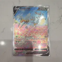 Pokemon Beedrill V Full Art Ultra Rare Holo 161/189 Astral Radiance 210 HP - Image 1
