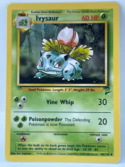 Pokemon Ivysaur 44/130 Base Set 2 – LP - Image 1