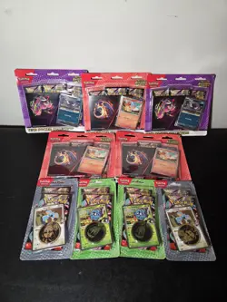Pokemon Ascended Heroes Tech Sticker Collection (LOT Of 5) + 2 Pack Blisters x4 - Image 1