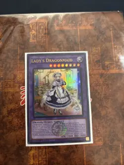 Yu-Gi-Oh Lady's Dragonmaid 1st Edition Ultra Rare BLMM-EN049 - Image 1
