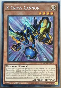 X-Cross Cannon MZTM-EN018 Collector's Rare 1st Edition Yu-Gi-Oh! Mint/Near Mint - Image 1