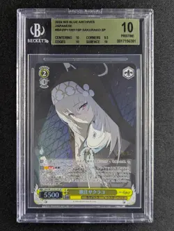 2024 Weiss Schwarz SAKURAKO W112-011SP Blue Archive Foil & Signed JPN BGS 10 - Image 1