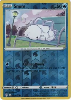 SNOM 029/072 SHINING FATES POKEMON (REVERSE HOLO, NM) - Image 1