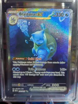 Blastoise ex 200/165 Pokemon Scarlet & Violet 151 SIR CGC Gem Mint 10 🚀💎🔥 - Image 3