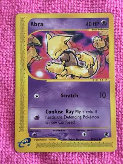 Pokemon TCG Expedition Non Holo Abra Kadabra Alakazam Vintage Set WoTC - Image 2