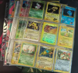 🫧Vintage Pokemon Collection Lot Binder Ho-oh + Jolteon.NM-LP+Crispy!🤌#2 - Image 1