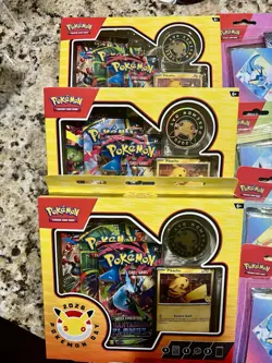 Pokemon LOT- Prismatic Evolutions Tech Sticker & Pokemon 2026 Day Collection - Image 2