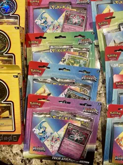 Pokemon LOT- Prismatic Evolutions Tech Sticker & Pokemon 2026 Day Collection - Image 3