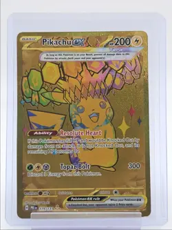 PIKACHU EX 2025 POKEMON S&V PRISMATIC EVOLUTIONS HYPER RARE 179/131 Q6463 - Image 1