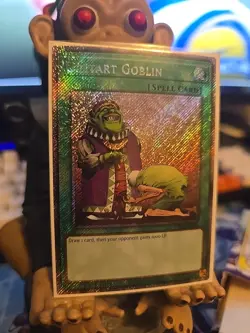 Yu-Gi-Oh! TCG Upstart Goblin (Platinum Secret Rare) RA03-EN096 NM - Image 1