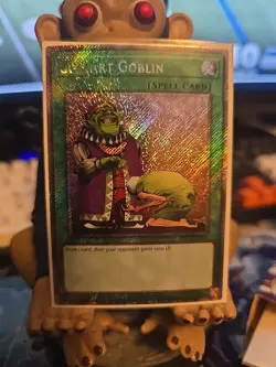 Yu-Gi-Oh! TCG Upstart Goblin (Platinum Secret Rare) RA03-EN096 NM - Image 2