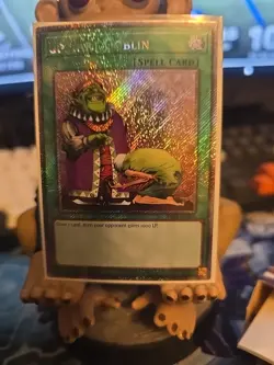 Yu-Gi-Oh! TCG Upstart Goblin (Platinum Secret Rare) RA03-EN096 NM - Image 3