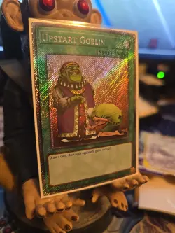 Yu-Gi-Oh! TCG Upstart Goblin (Platinum Secret Rare) RA03-EN096 NM - Image 4