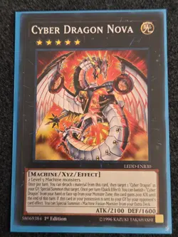 1x (LP) Cyber Dragon Nova - LEDD-ENB30 - Common - 1st Edition YuGiOh - Image 1