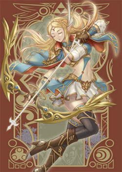 Goddess Bow Zelda & Apollousa Yugioh Mana Moon Amanda Lapalme Sleeves Sealed X70 - Image 1