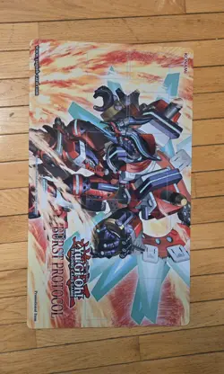Yu-Gi-Oh Burst Protocol Sneak Peak Mat Borrelshroud Dragon Playmat - Image 1