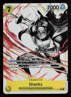 Shanks Parallel ST13-009 One Piece Ultra Deck: The Three Brothers C NM English - Image 1