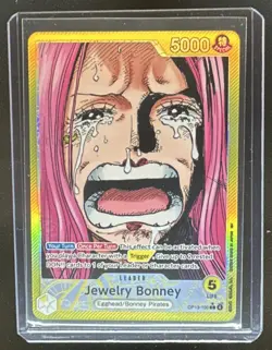 2025 One Piece Carrying On His Will Jewelry Bonney Leader Alternate Art OP13-100 - Image 1