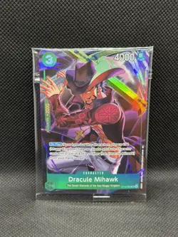 Dracule Mihawk ST12-003 SEALED SR FOIL (Illustration Box Vol. 4) One Piece CCG - Image 1