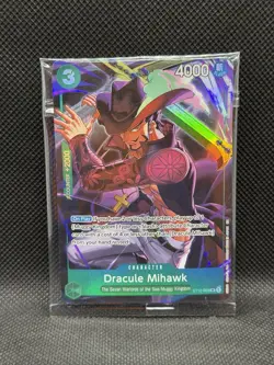 Dracule Mihawk ST12-003 SEALED SR FOIL (Illustration Box Vol. 4) One Piece CCG - Image 3