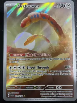 Orthworm 224/193 Pokemon Card - SV02: Paldea Evolved Illustration Rare - LP - Image 1