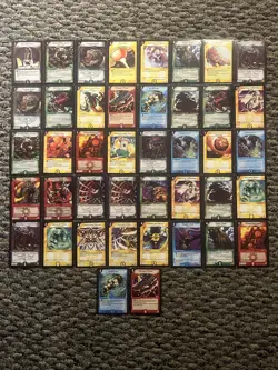 Vintage 2004 Duel Masters Card Lot (42) Wizards of the Coast Uncommon Common - Image 1
