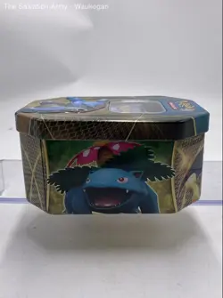 Pokemon TCG Burmy Clamperl Pikachu Trading Cards Game In Metal Box - Image 2