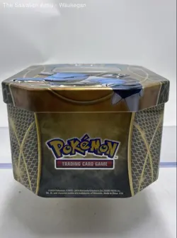 Pokemon TCG Burmy Clamperl Pikachu Trading Cards Game In Metal Box - Image 5