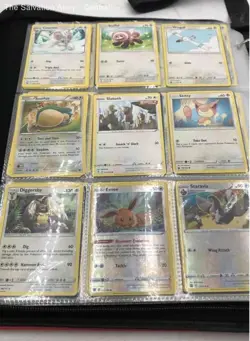 Lot Of Multicolor TCG Water Energy Pokemon Mixed Cards With Binder - Image 4