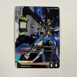 Gundam Aerial Rebuild GD01-067 LR Gundam Card Game Newtype Rising English NM/M - Image 1