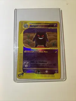 Pokemon TCG Gengar Reverse Holo Card 48/165 Expedition Base Set LP 2002 - Image 1